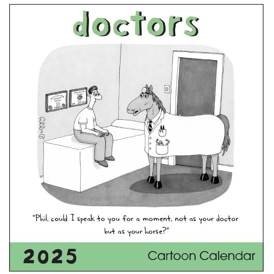 New Yorker 2025 Doctors Cartoon Collection Calendar