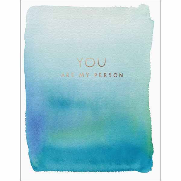 You Are My Person Foil Card