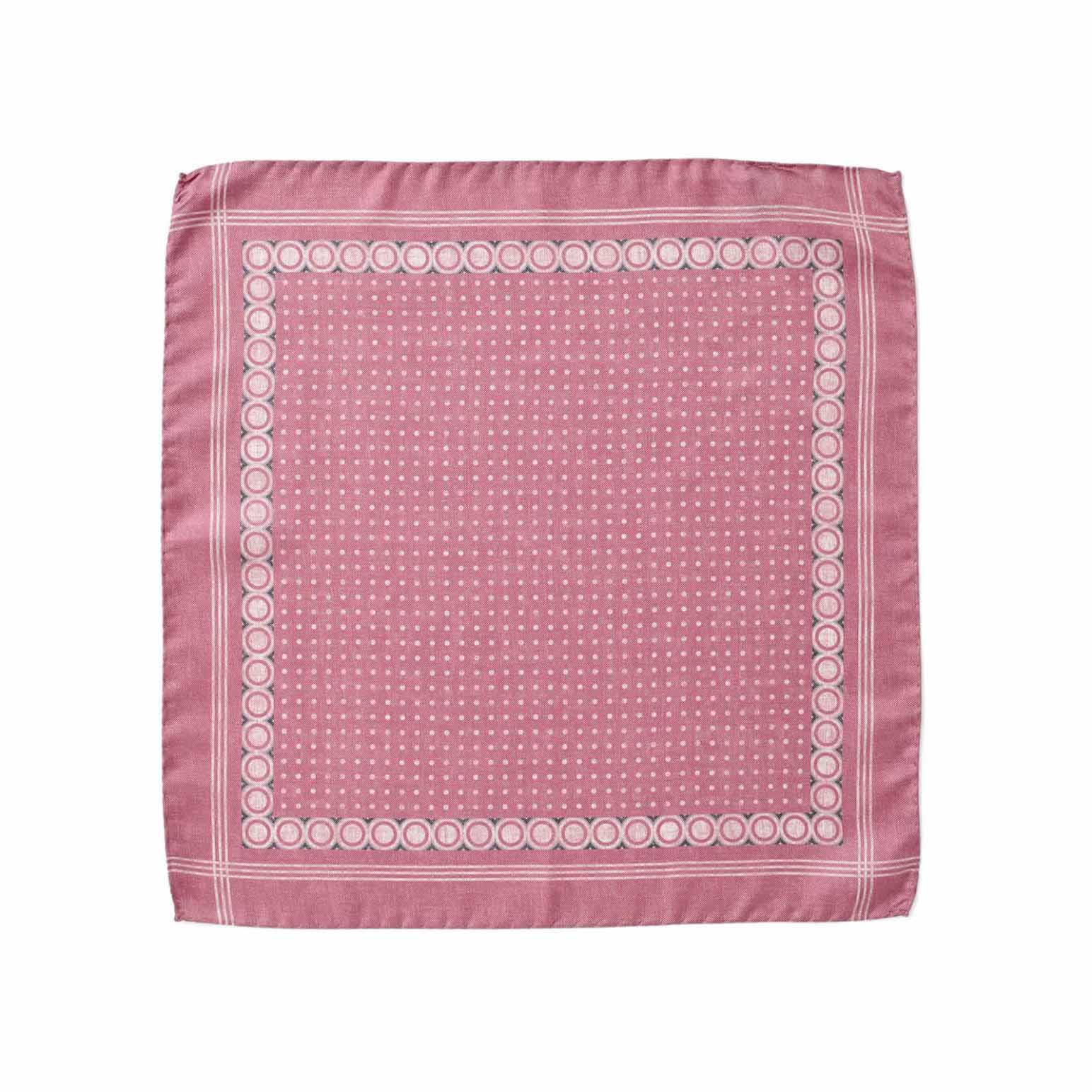 Cambridge Double Spot Pocket Square