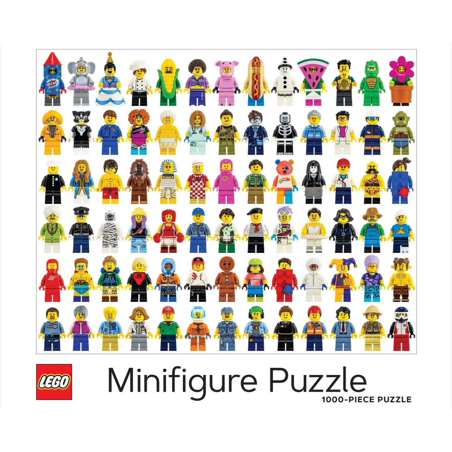 Lego Minifigure Puzzle 1000 Piece Jigsaw