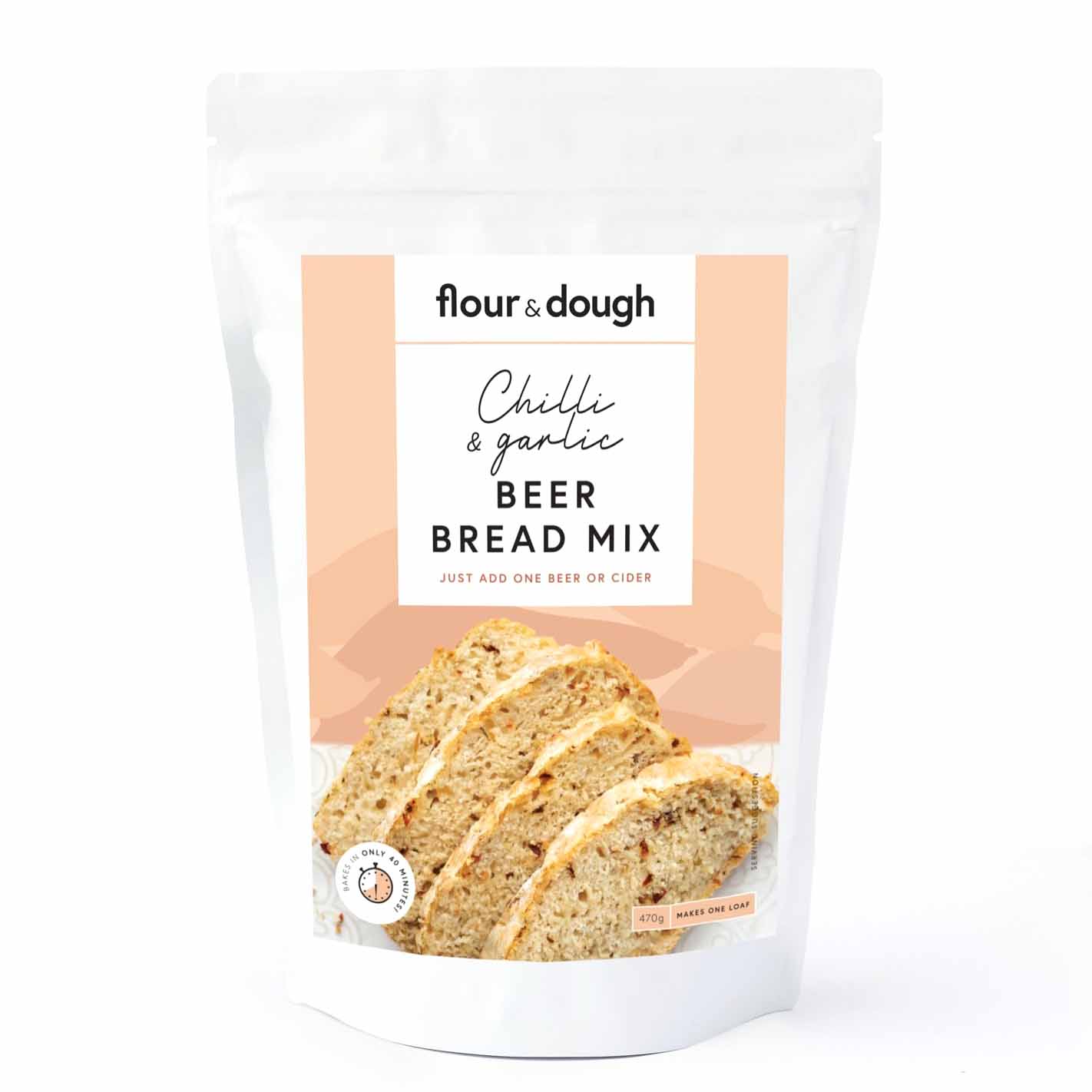 Flour & Dough Chilli & Garlic Beer Bread Mix