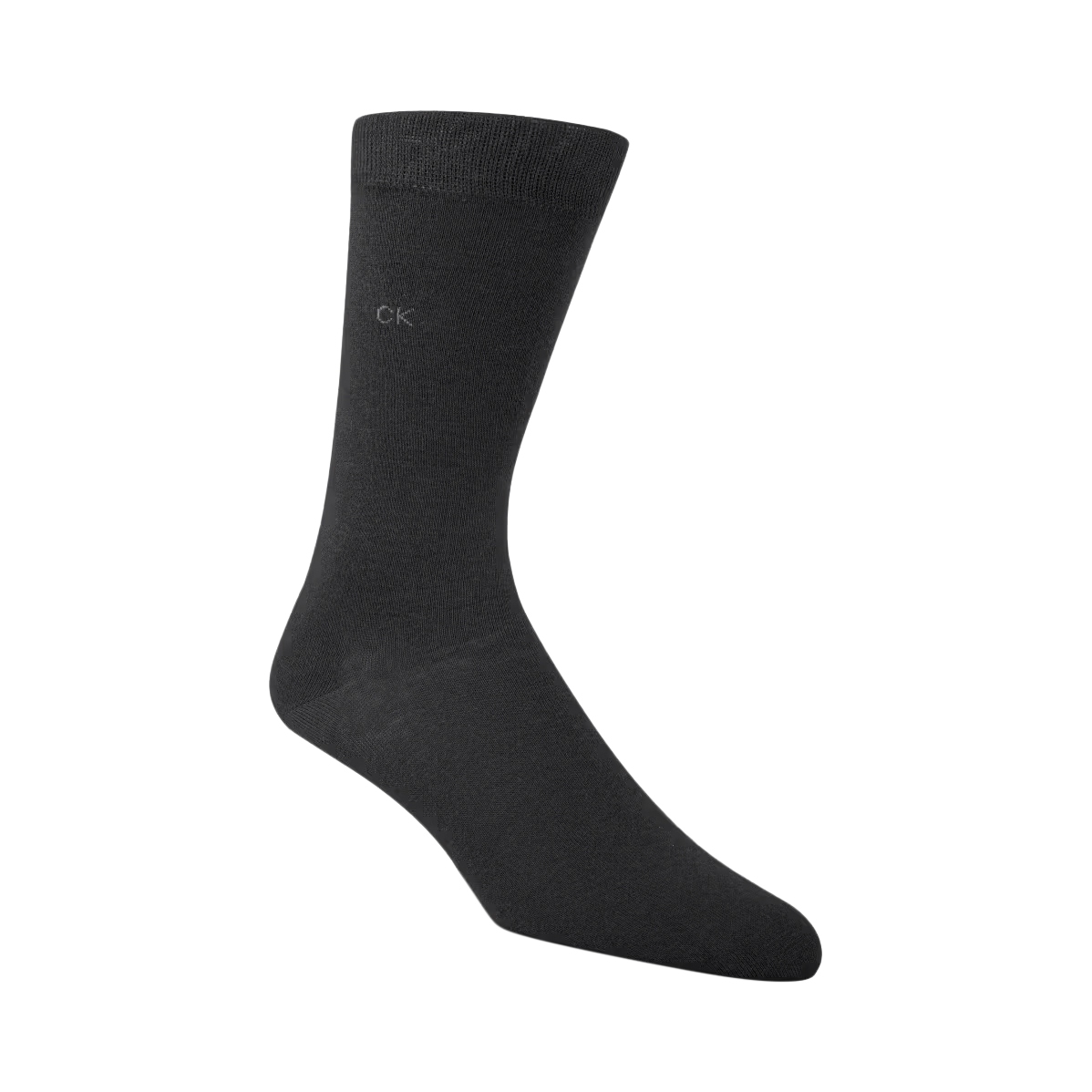 Calvin Klein Combed Cotton Flat Knit Crew Socks