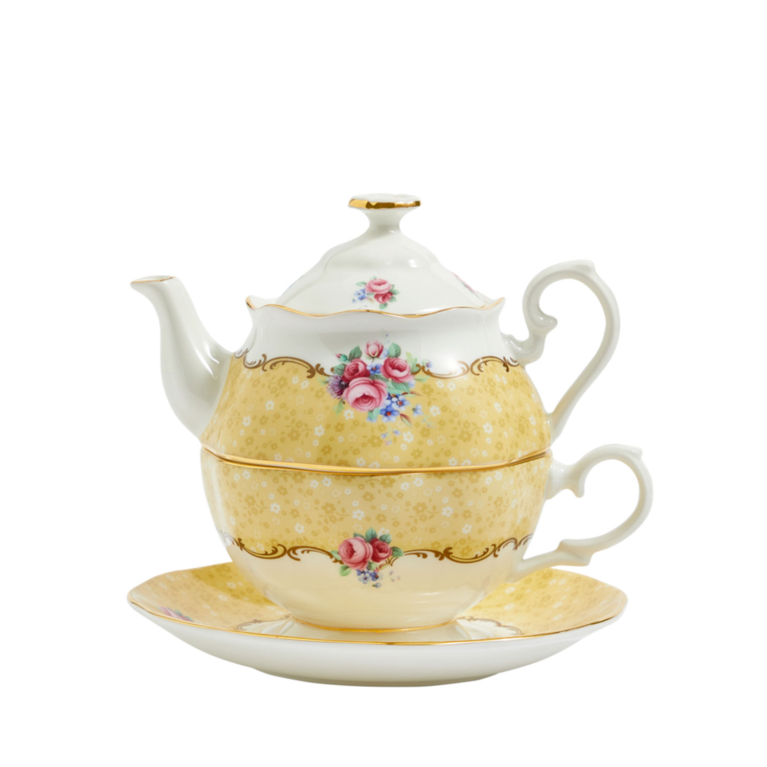 Royal Albert 100 Years Tea for One 500ml Bouquet 1990