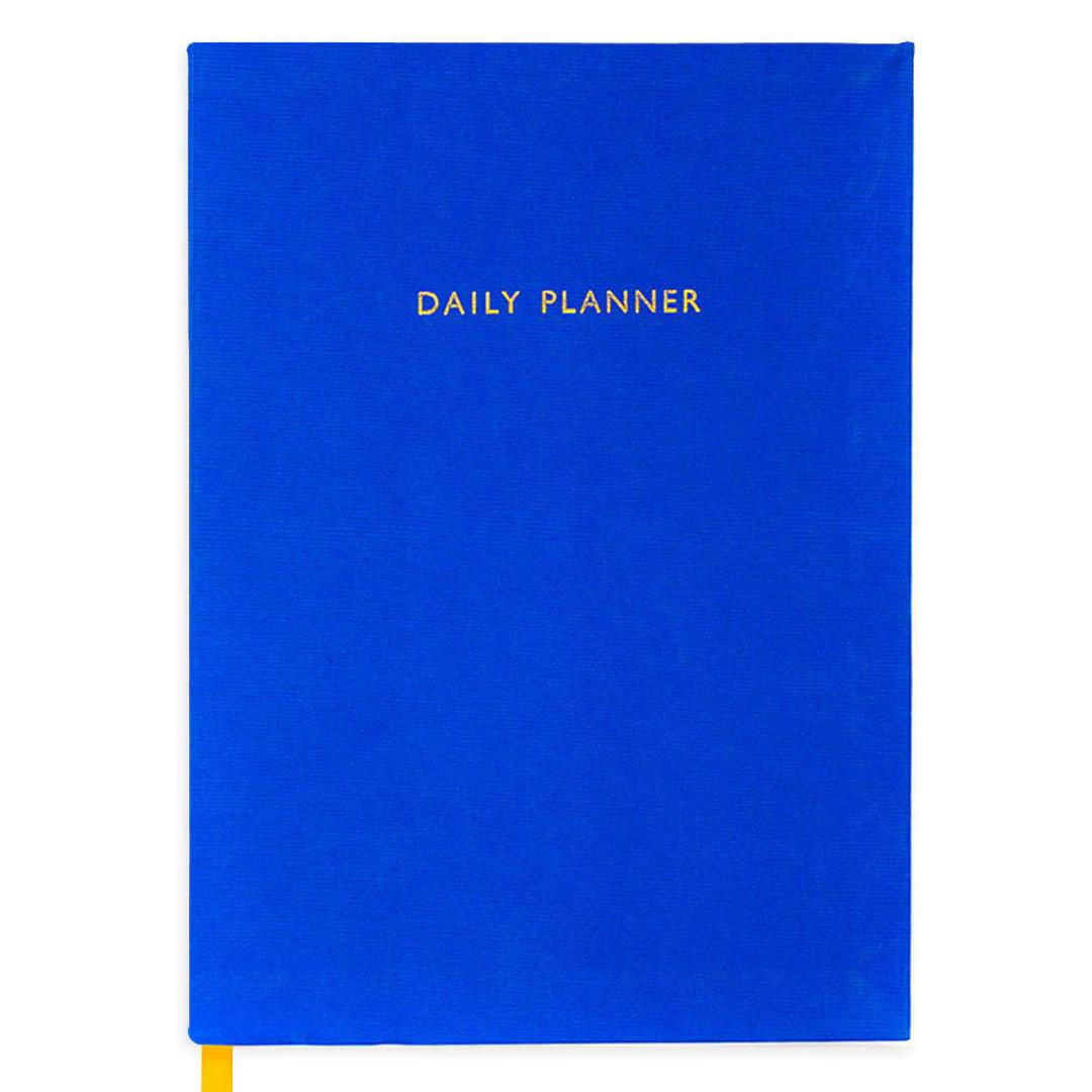 A5 Linen Daily Planner Ultramarine Blue