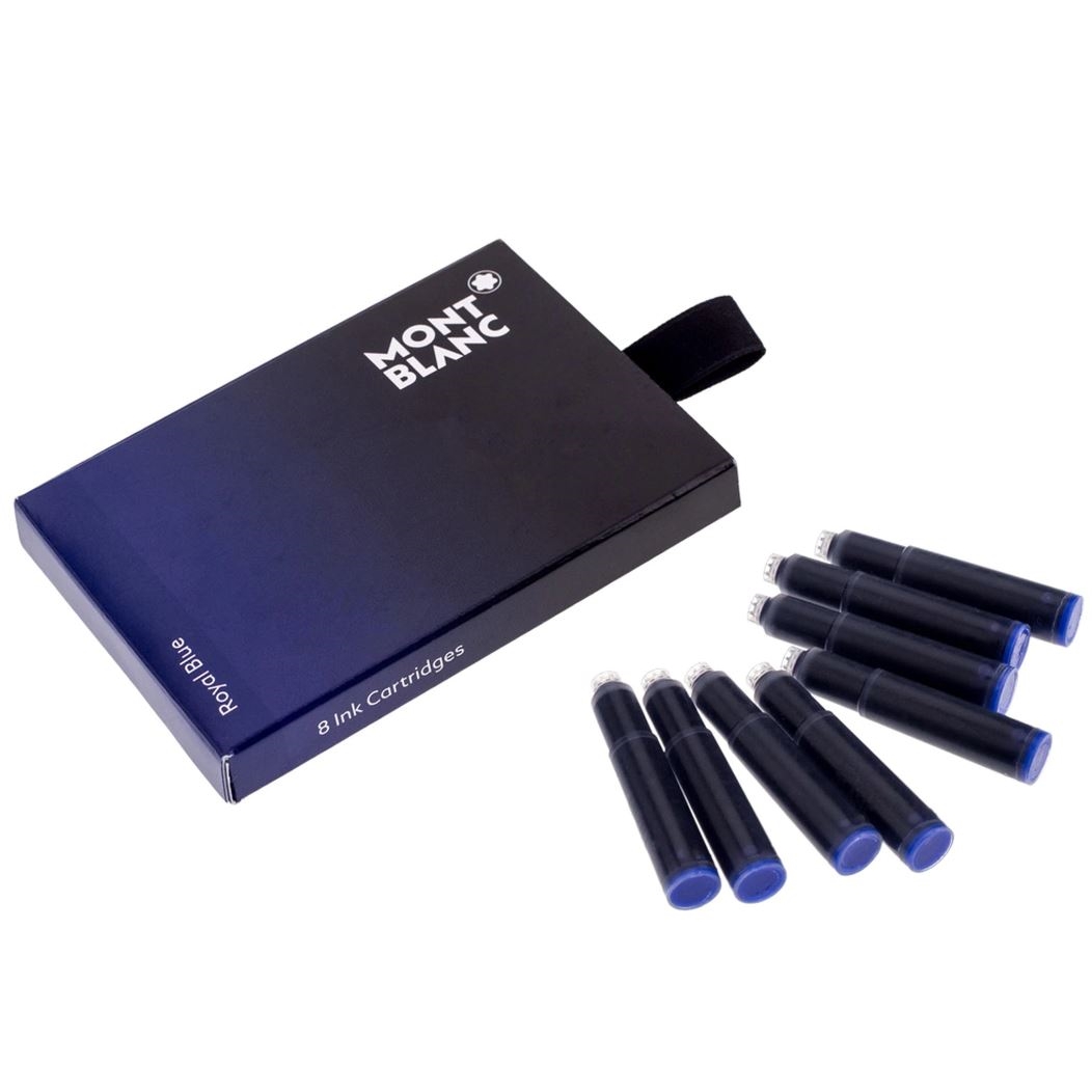 Montblanc - Ink Cartridges Royal Blue (1 Pack = 8 Cartridges)