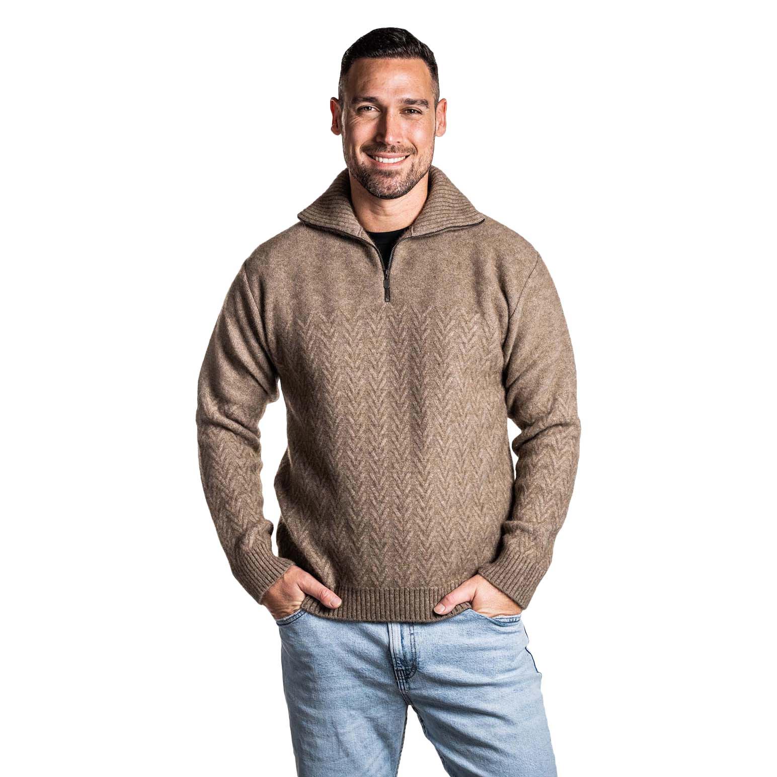 Koru Chevron Zip Jumper