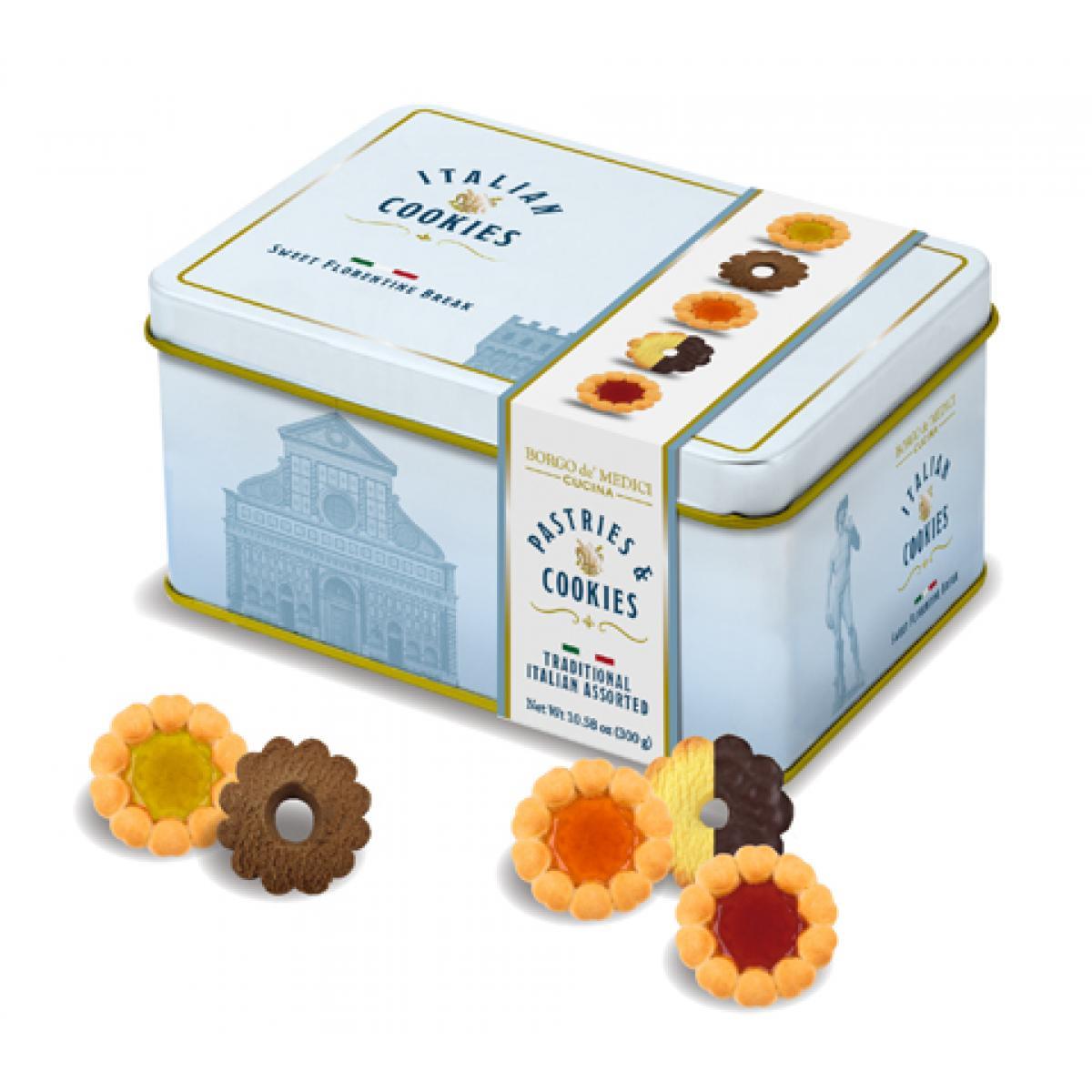 Borgo de Medici Assorted Fine Cookies In Tin 300g