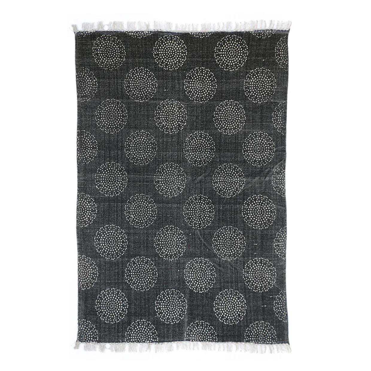 CC Interiors Luxor Midnight Sphere Cotton Rug 120x180