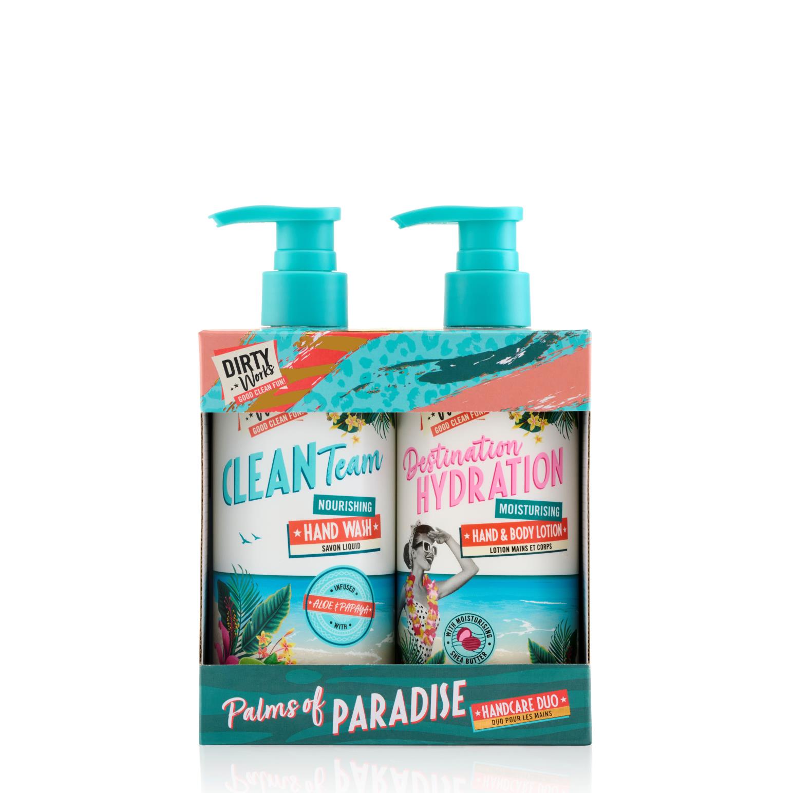 Dirty Works Palms Of Paradise Gift Set