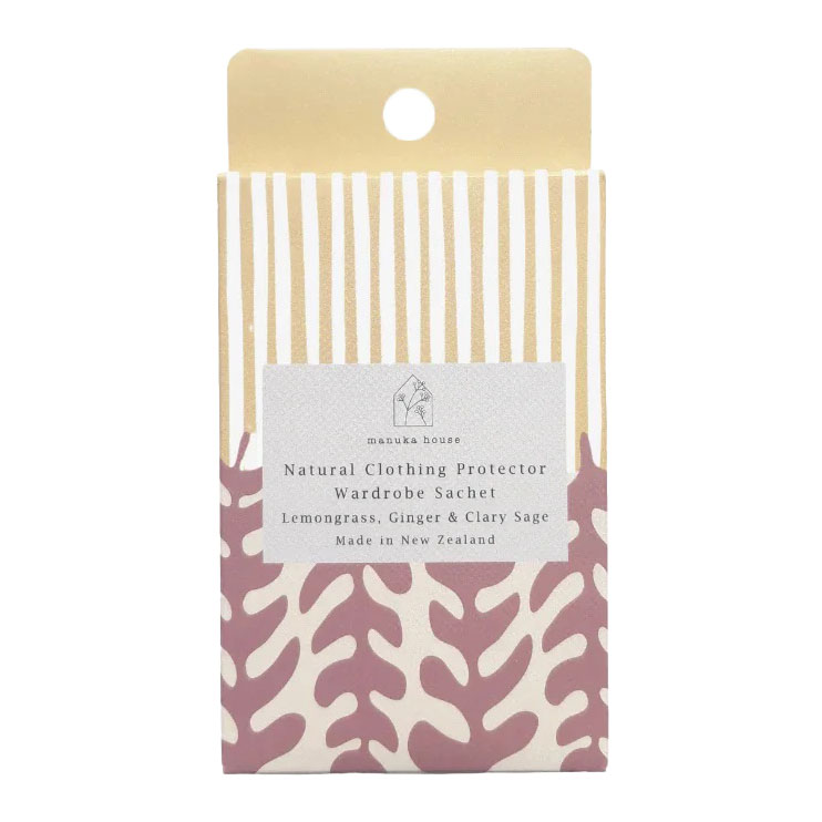 Manuka House Native Wardrobe Fragrance Sachet Lemongrass Ginger & ClarySage