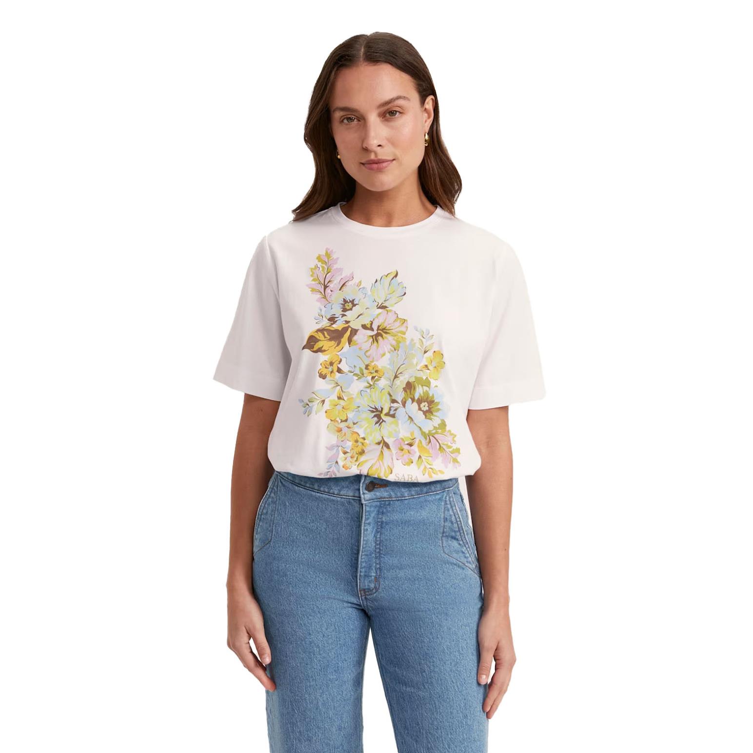 SABA Bouquet Relaxed Pima Tee