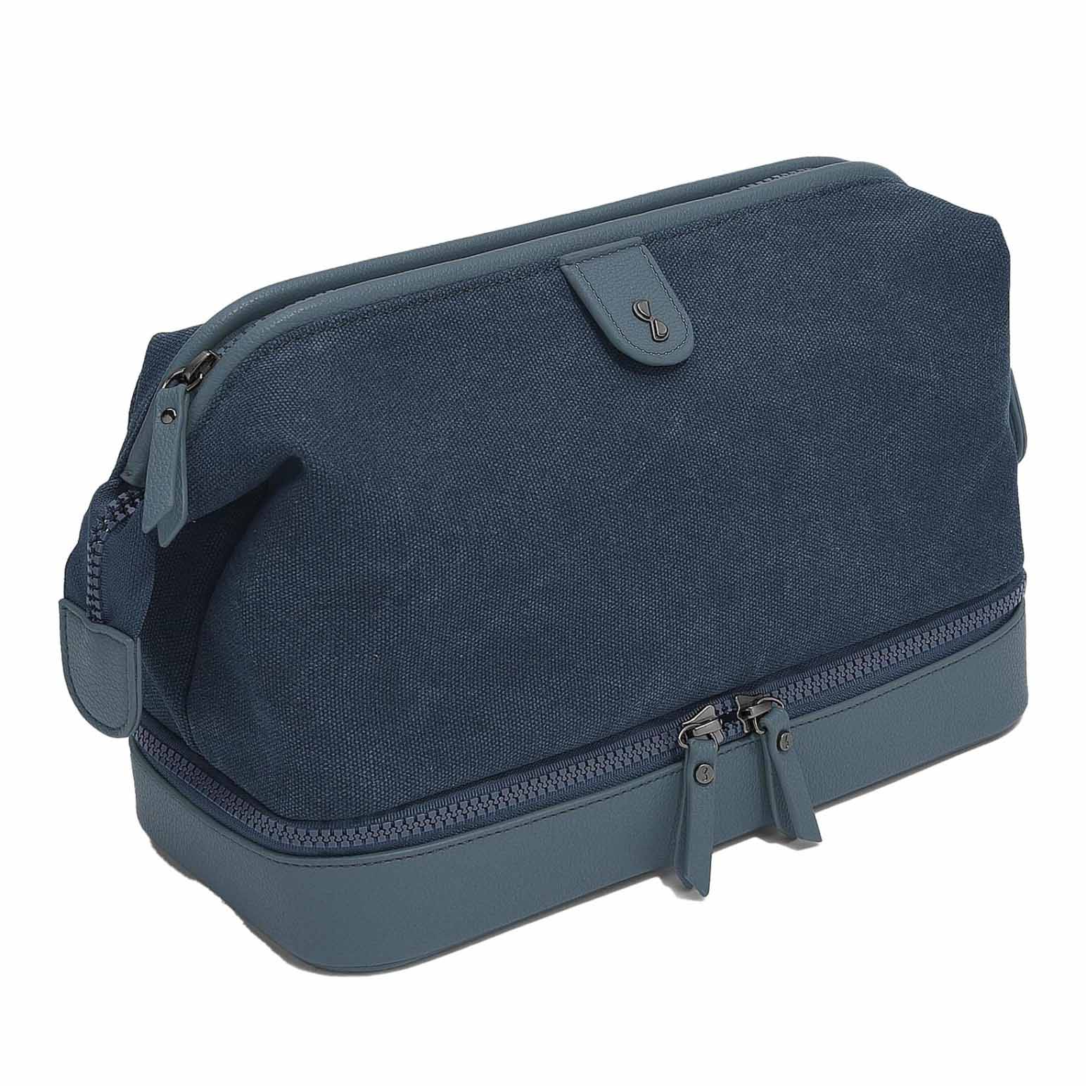 Stackers Canvas Wash Bag Large Blue