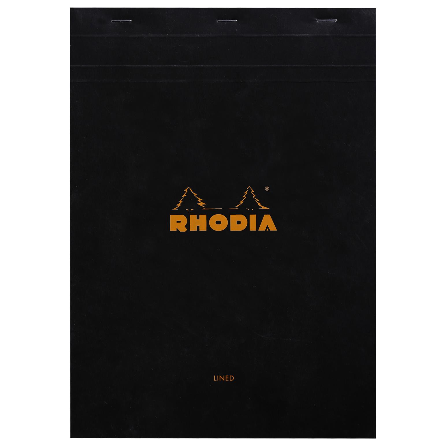 Rhodia Bloc Pad No. 18 A4 Lined Black