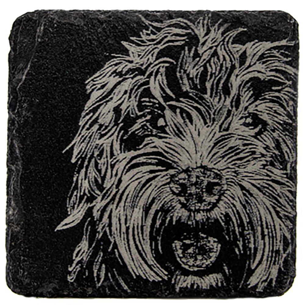 Just Slate Single Slate Coaster - Cockapoo