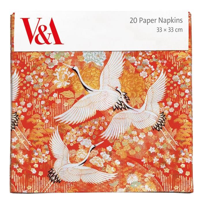 Museums & Galleries Kimono Cranes Paper Napkin Pack of 20