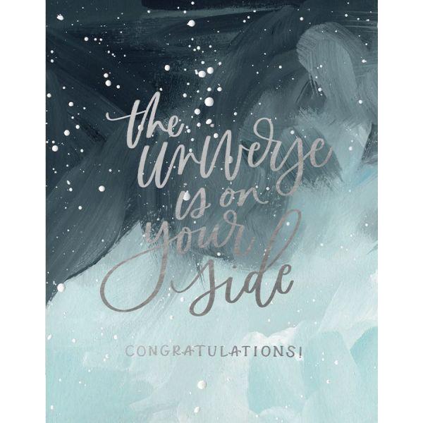 Starry Sky Congrats Foil Card