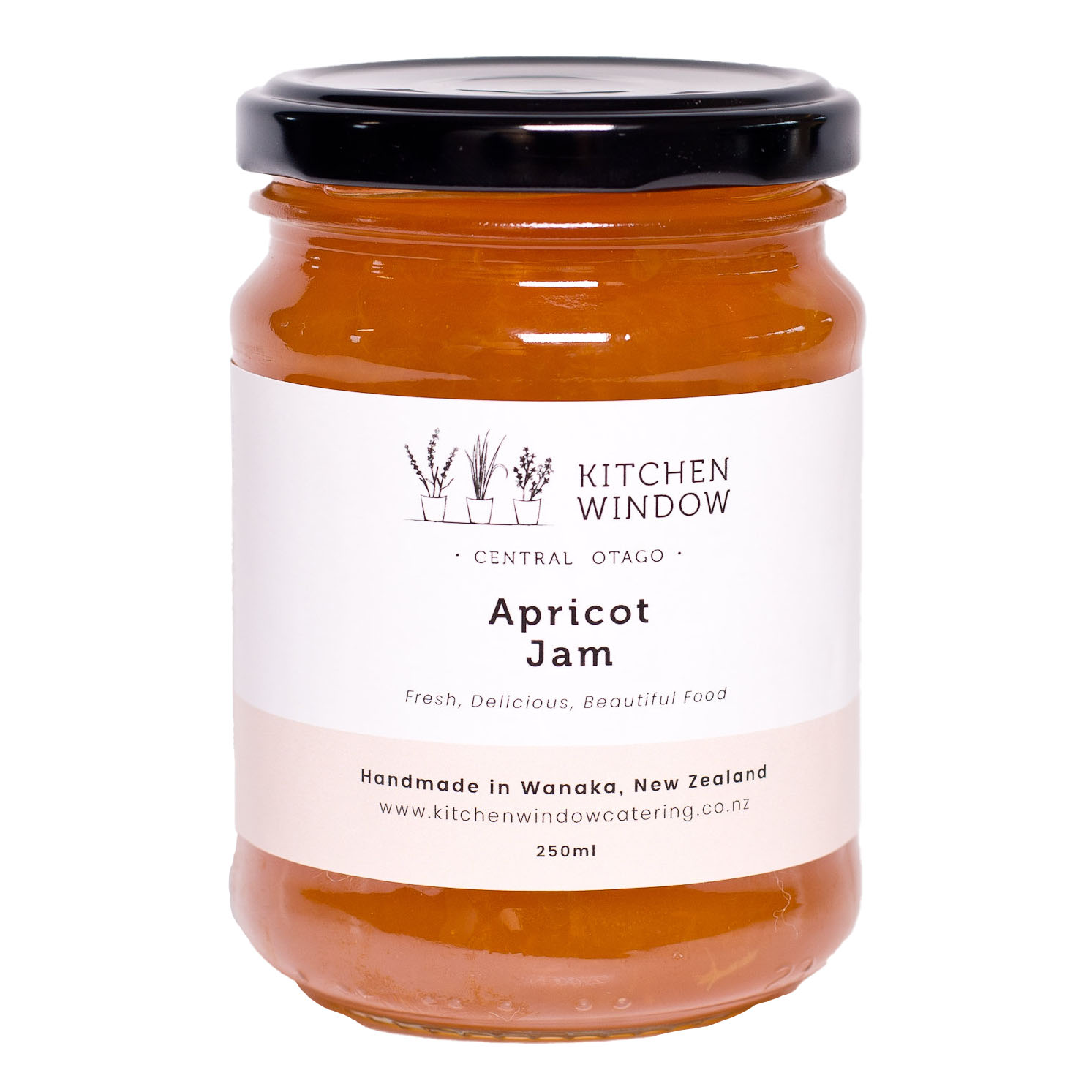 Kitchen Window Apricot Jam 250ml