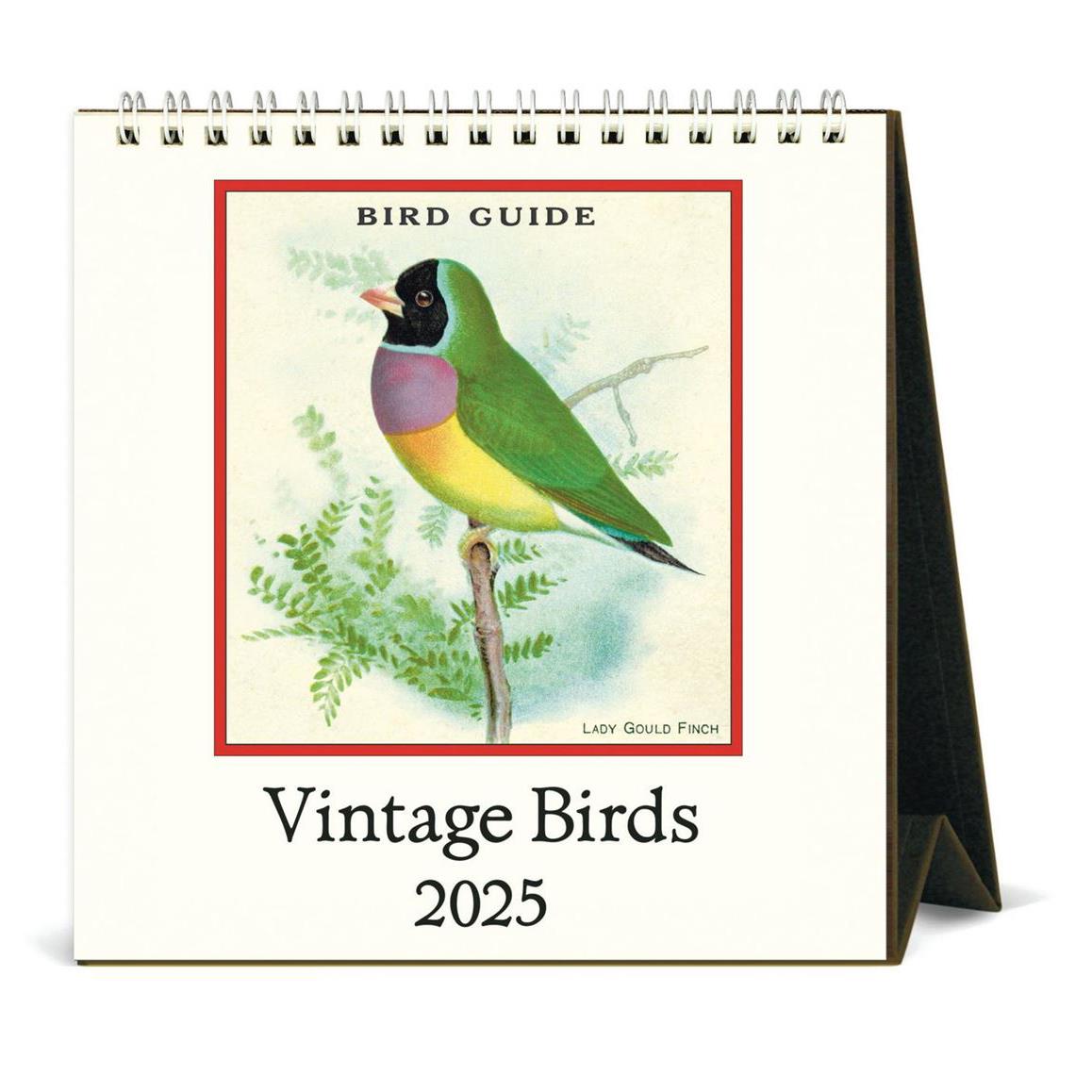 Cavallini Vintage Birds 2025 Desk Calendar