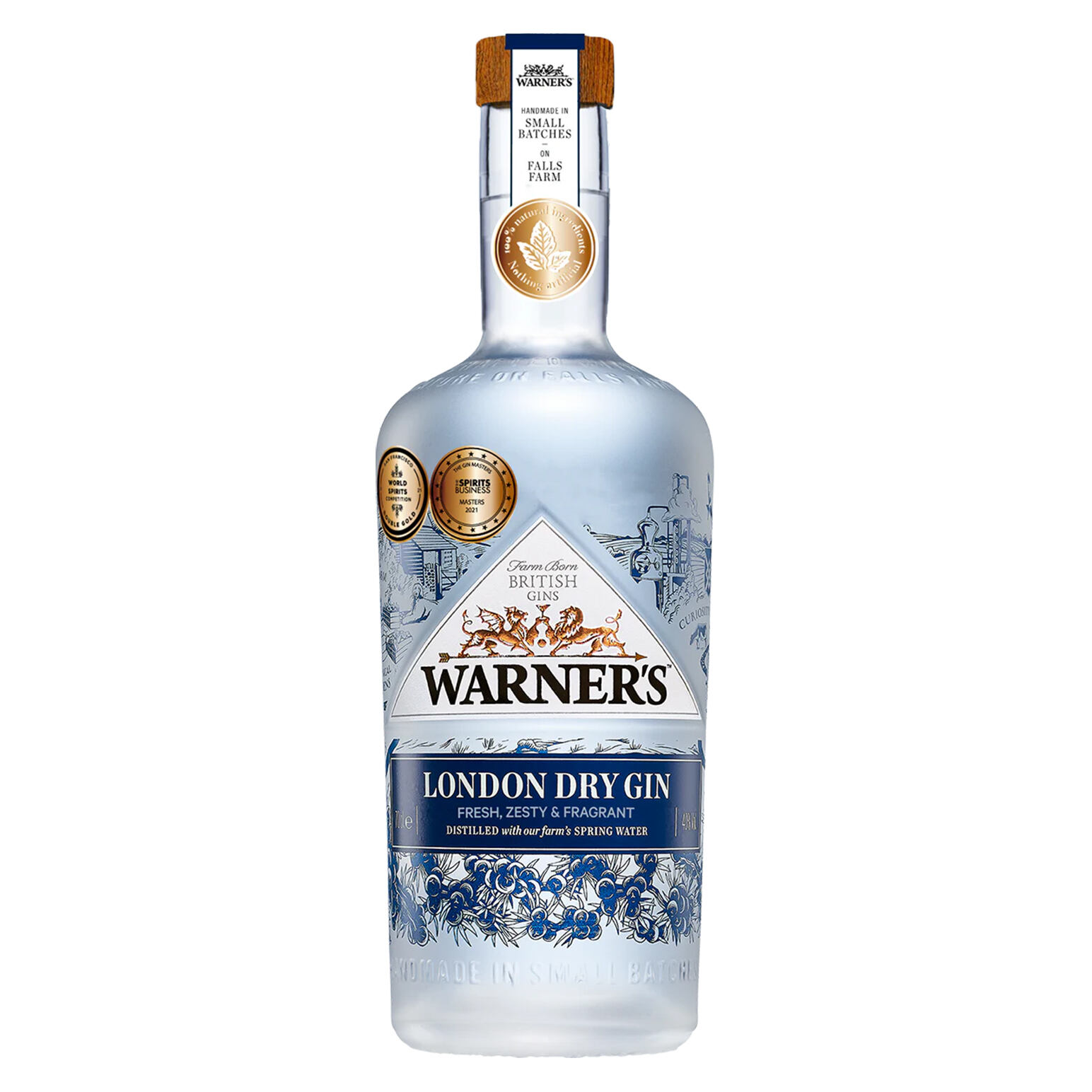 Warner's London Dry Gin 40% 700ml