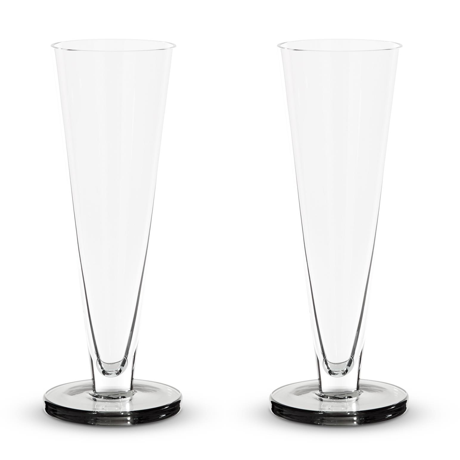 Tom Dixon Puck Flute Glass Set Of 2