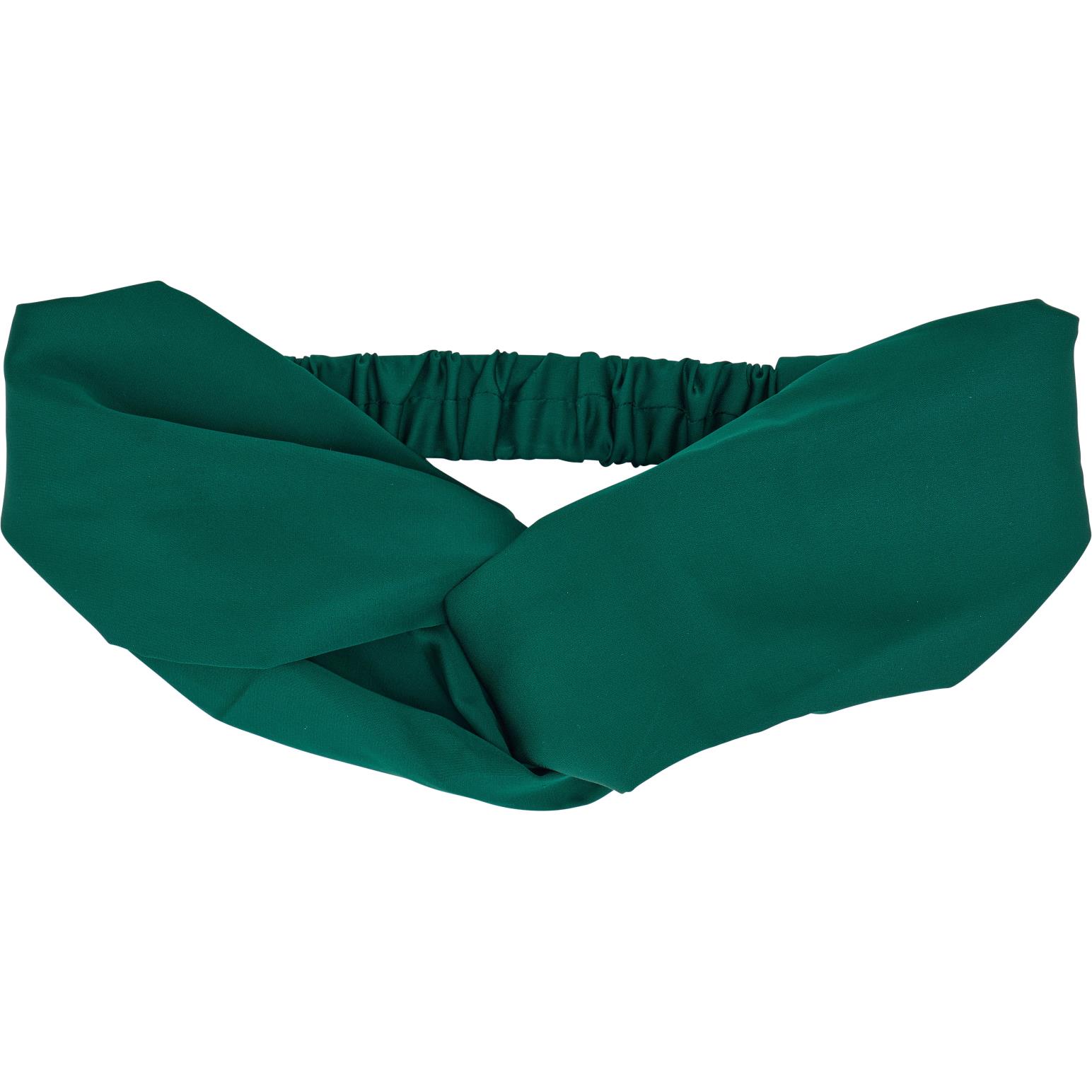 Annabel Trends Luxe Satin Headband - Emerald