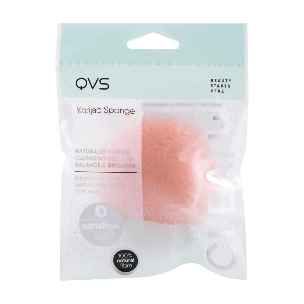 QVS Natural Fibre Konjac Sponge