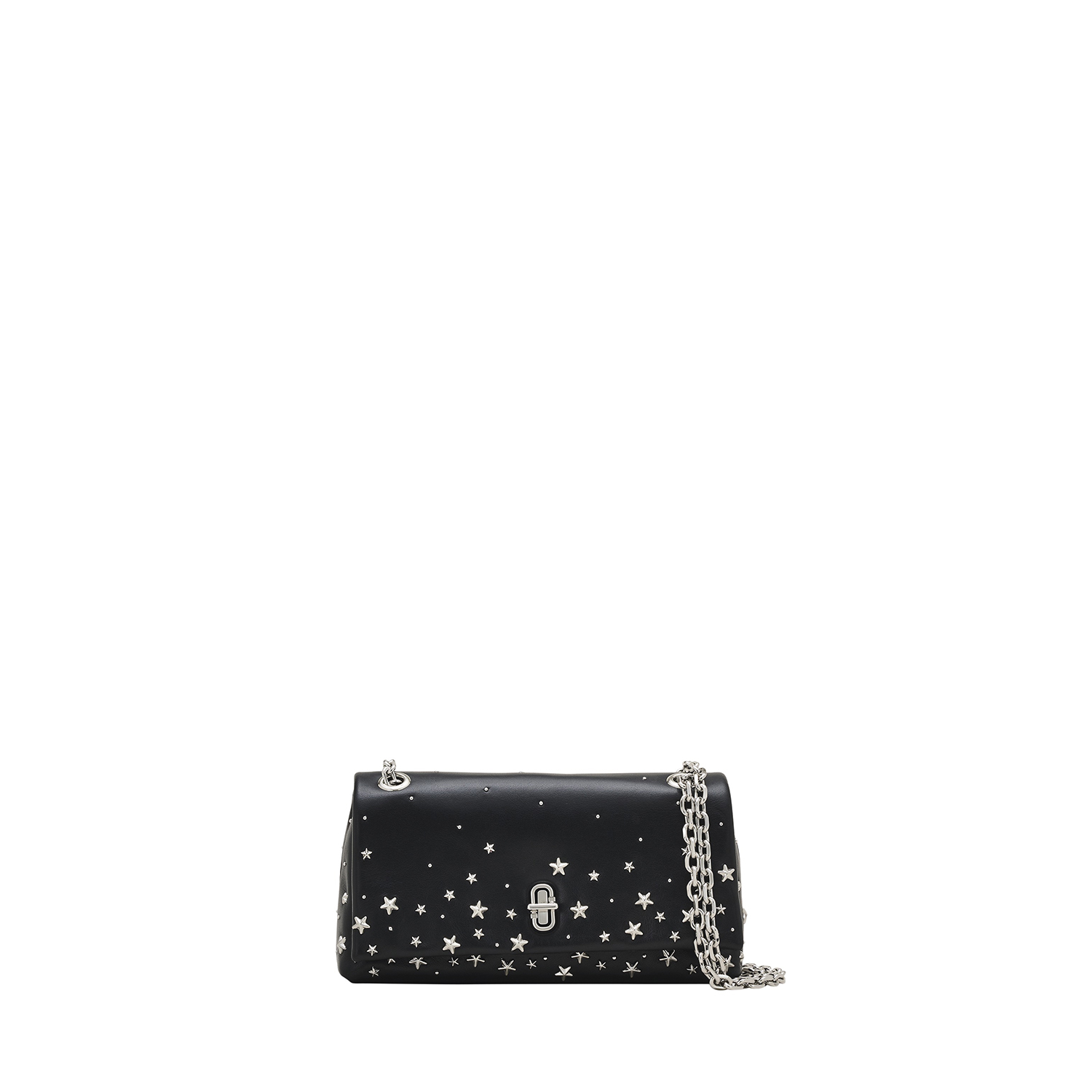 MARC JACOBS The Star Studded Leather Mini Dual Chain Wallet