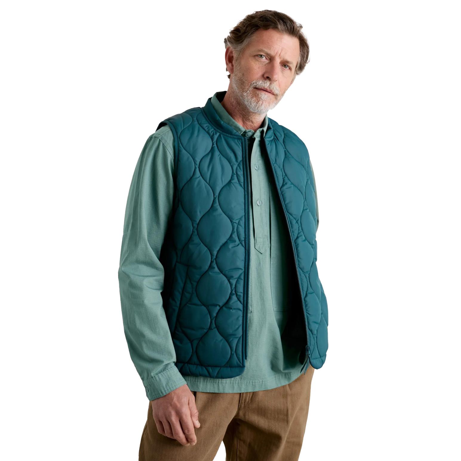 Seasalt Cornwall Men's Palomer Gilet Dark Lake