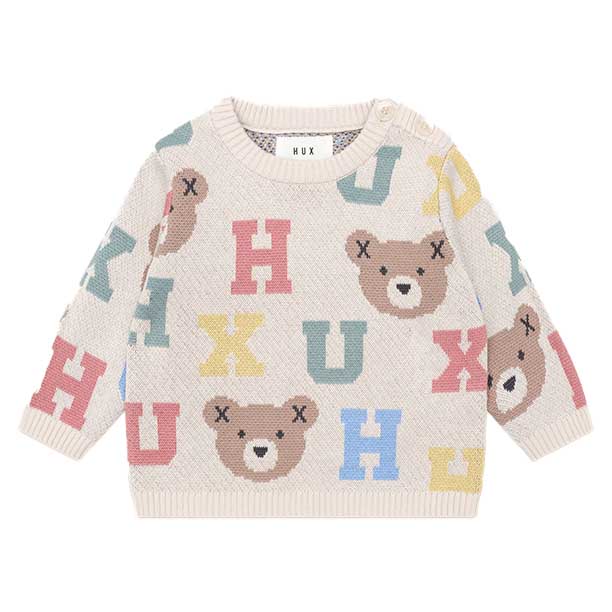 Huxbaby Hux Alphabet Knit Jumper 3-5Y