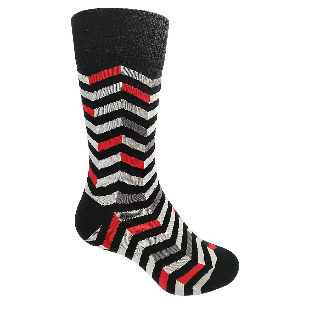 DS Socks Merino Chevron & Classic Black Value 2 Pack