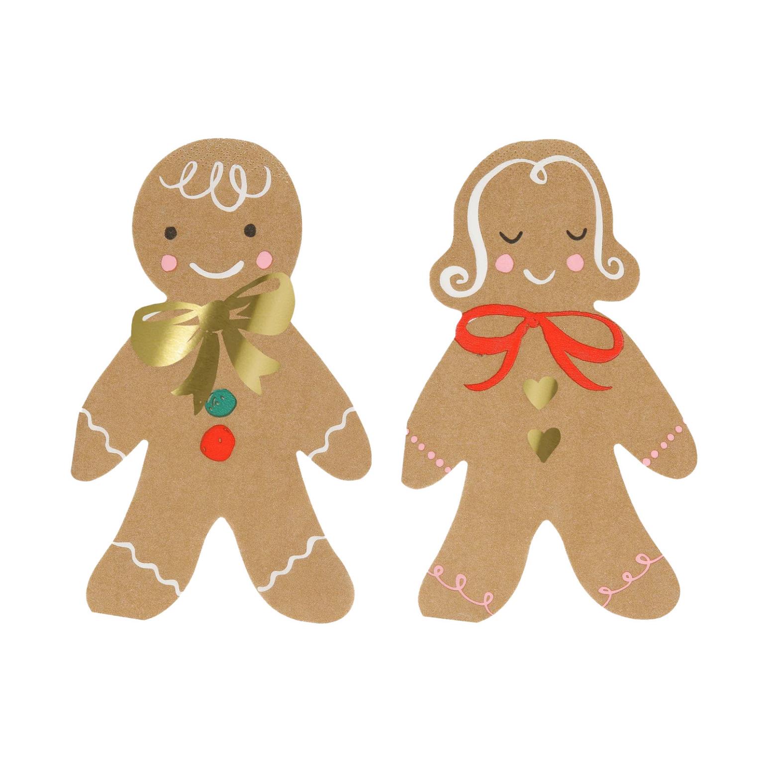 Meri Meri Gingerbread Napkins x 16