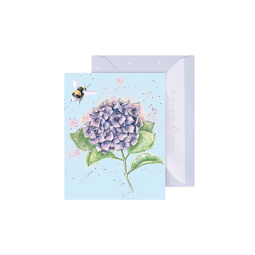 Wrendale Mini: Hydrangea Card