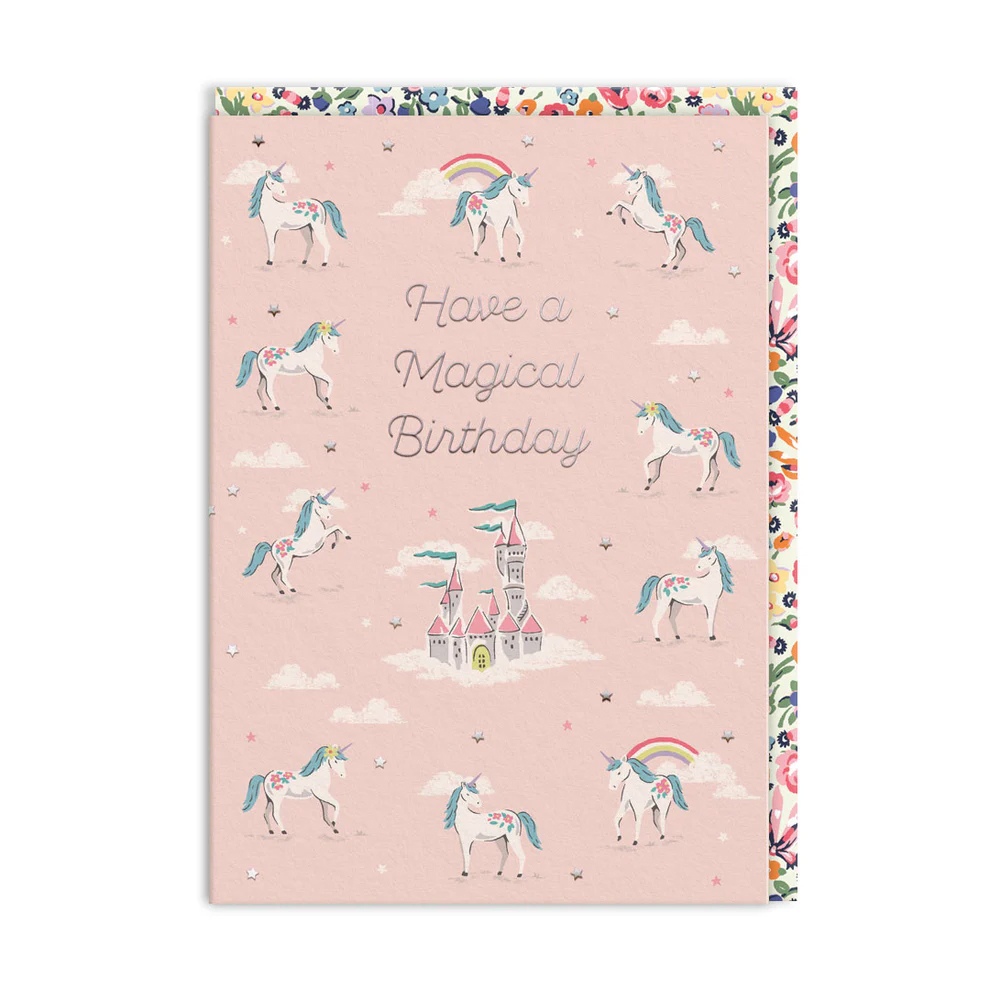 Cath Kidston Birthday Magical Unicorns Card