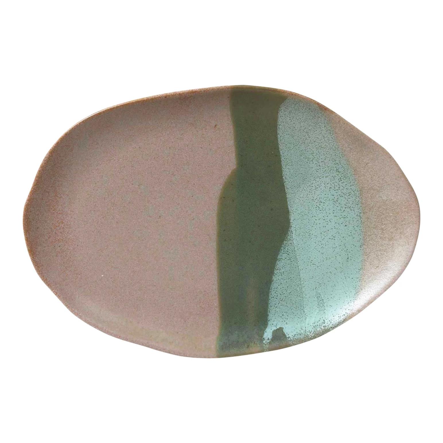 Robert Gordon Oval Platter 32cm x 23cm x 2.5cm (Green) - Tate Collection