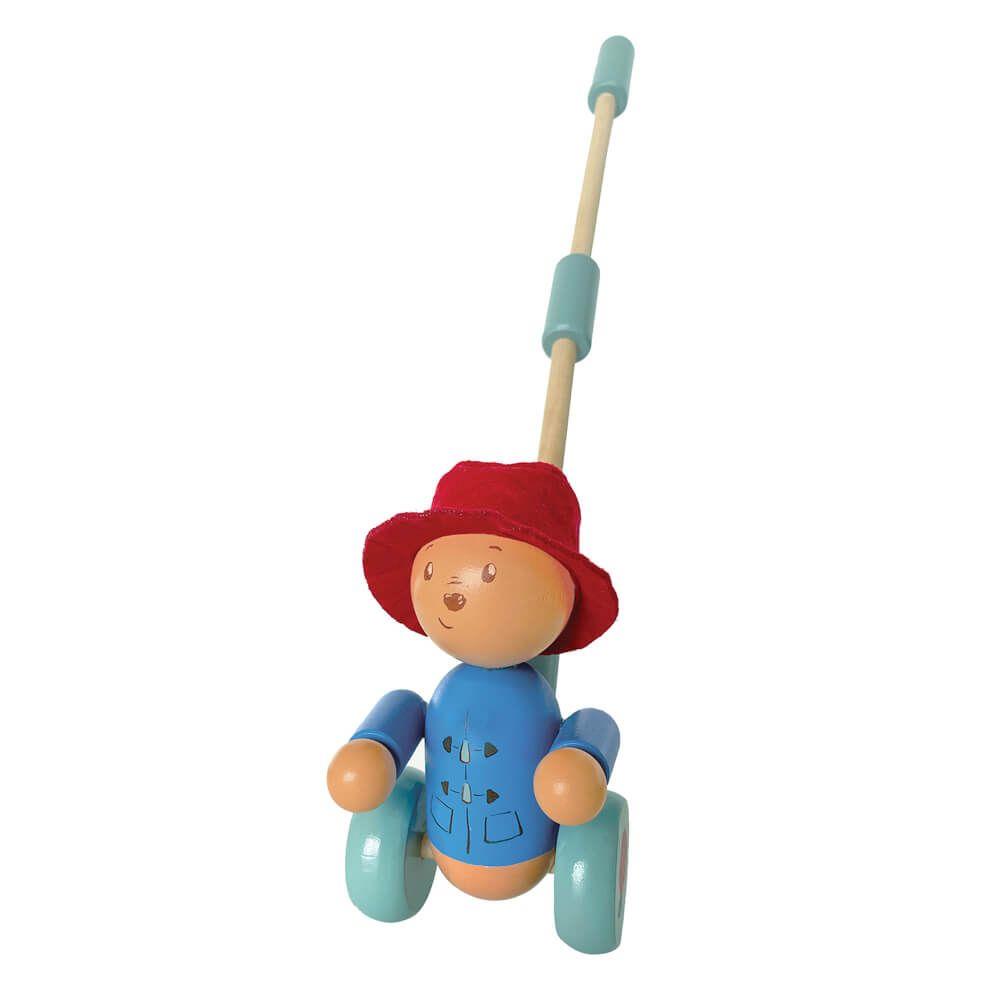 Paddington Bear Wooden Push Along