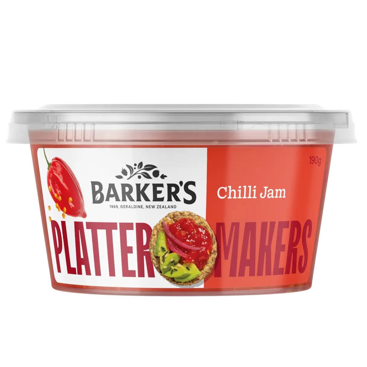 Barker's Platter Makers Chilli Jam 190g