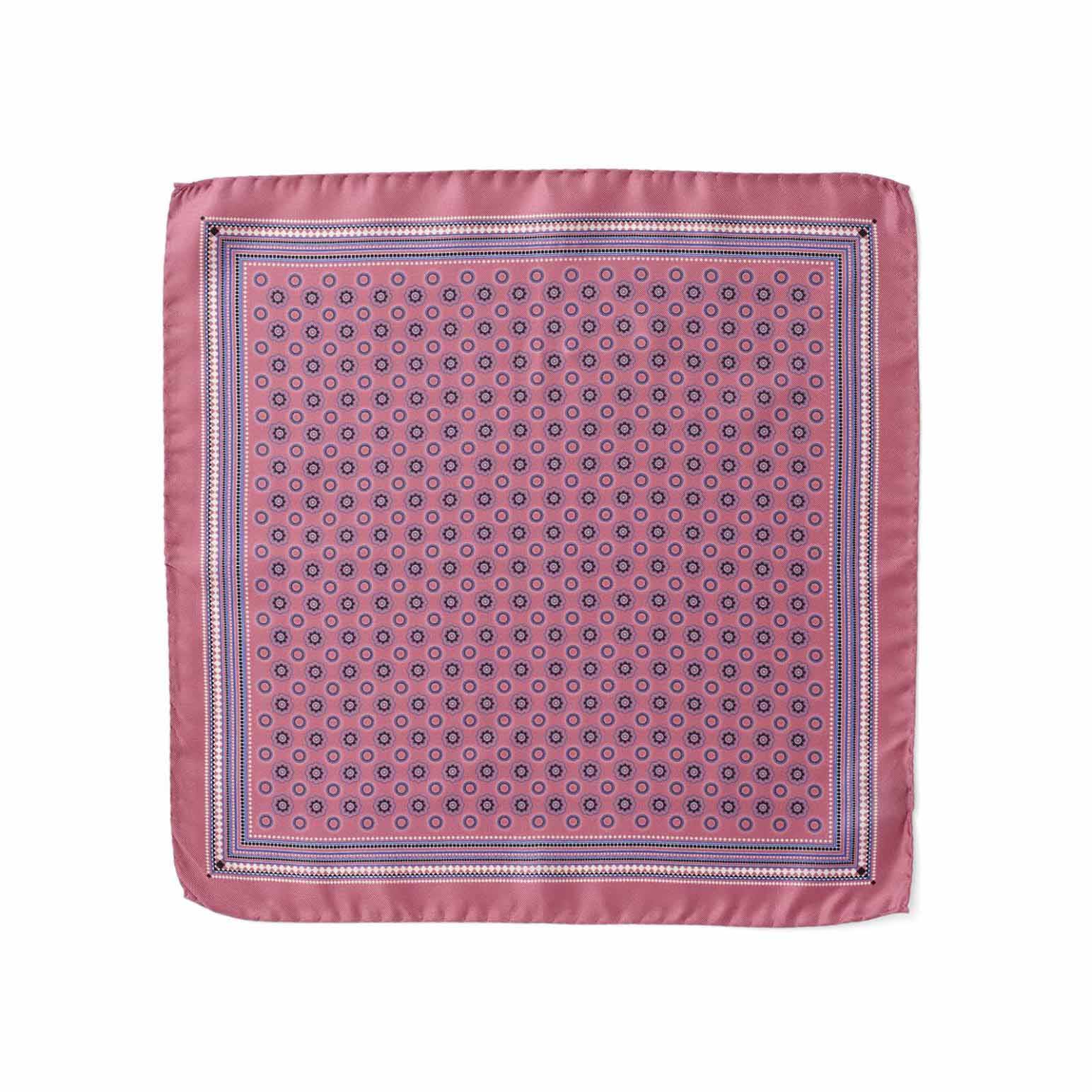 Cambridge Geo Edge Foulard Pocket Square