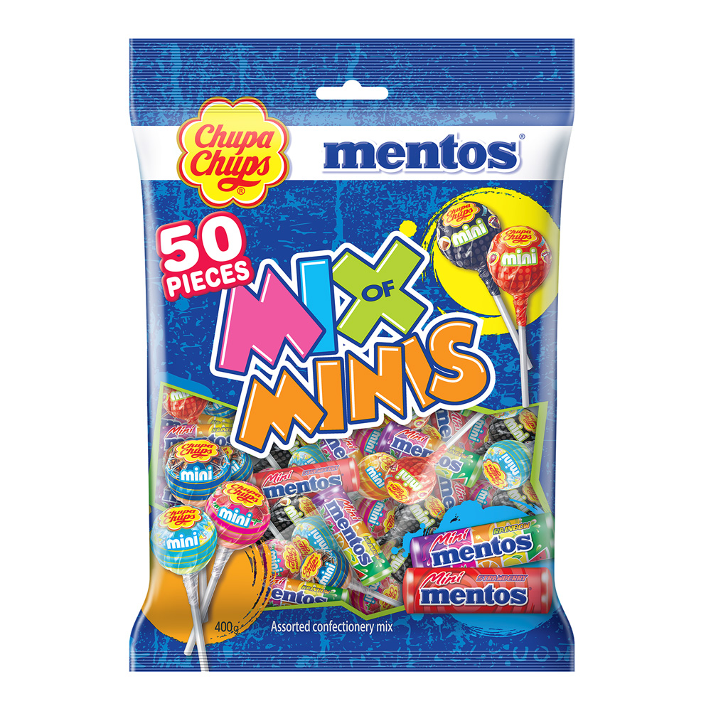 Chupa Chups & Mentos Mix of Minis 400g