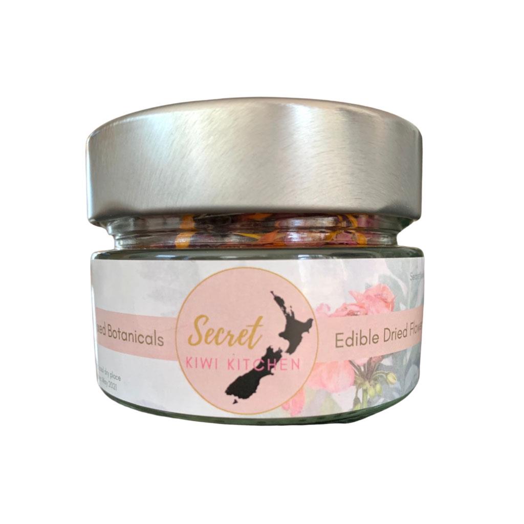 Secret Kiwi Kitchen Edible Flowers Jar 200ml