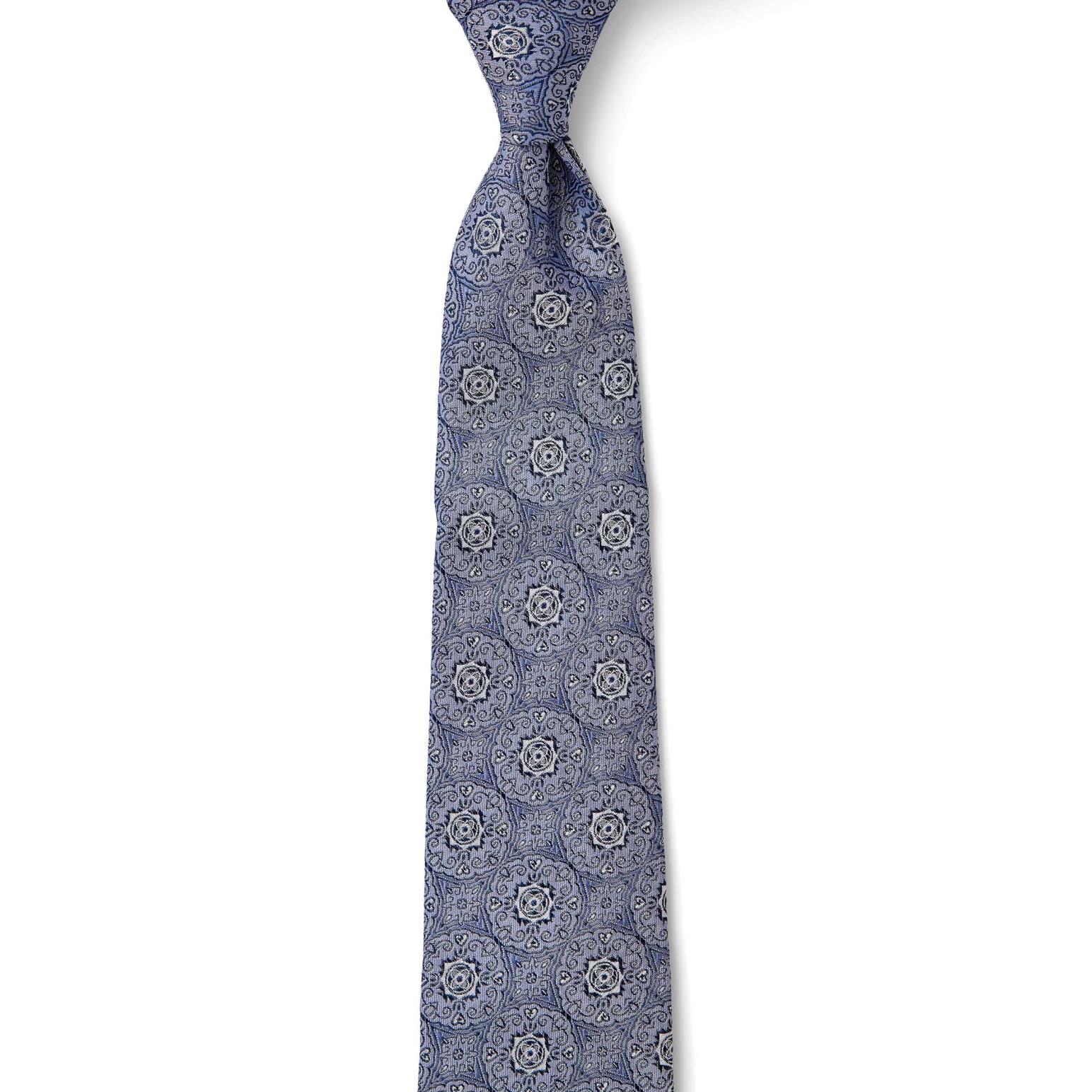 Cambridge Medallion Foulard 7.5cm Tie