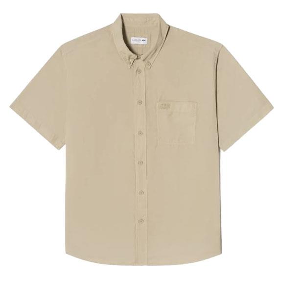 Lacoste Eco Dye Ss Poplin Shirt