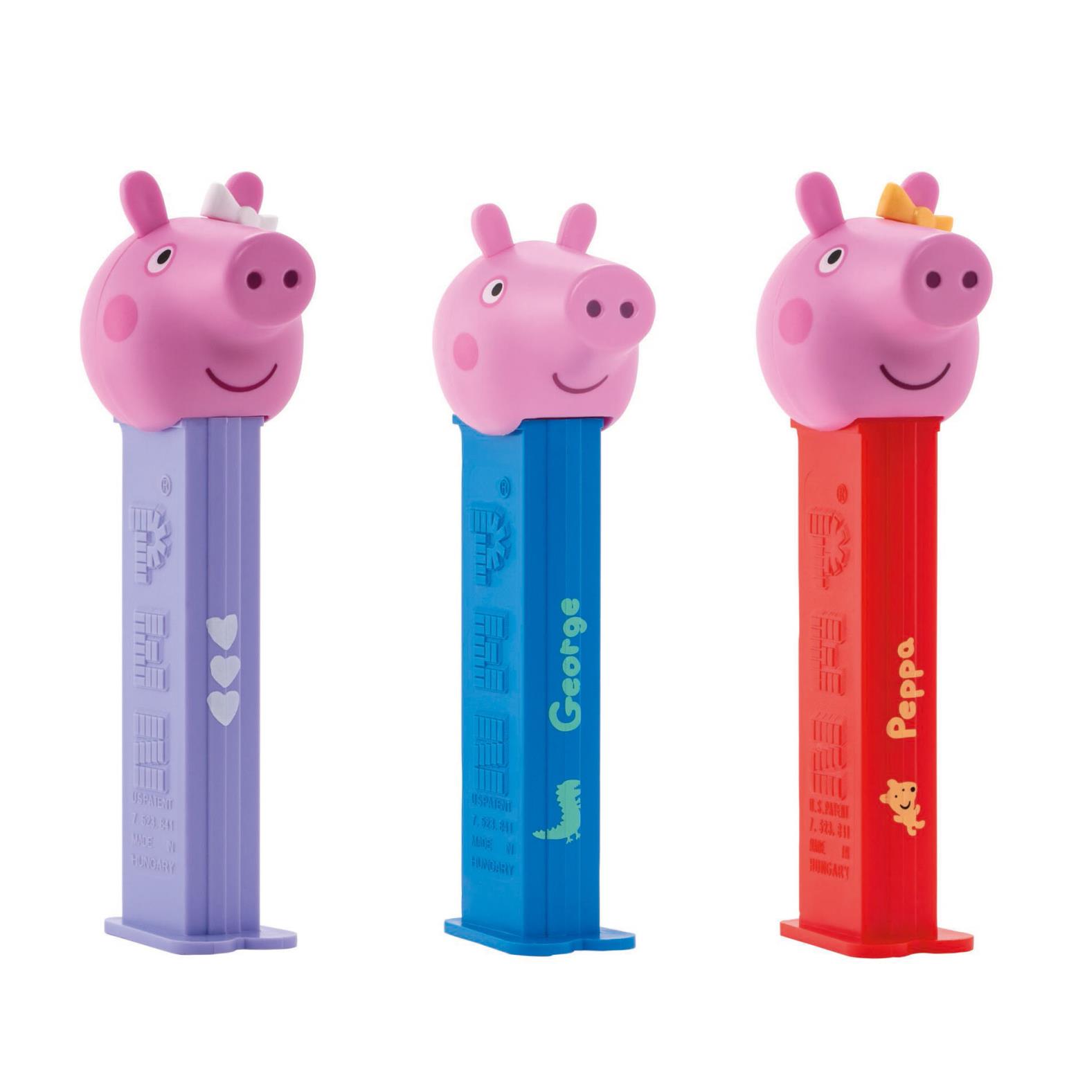 PEZ Peppa Pig Assorted Candy Dispenser 17g