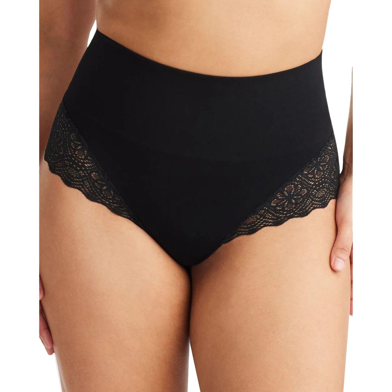 Nancy Ganz Bamboo & Lace Waisted Thong