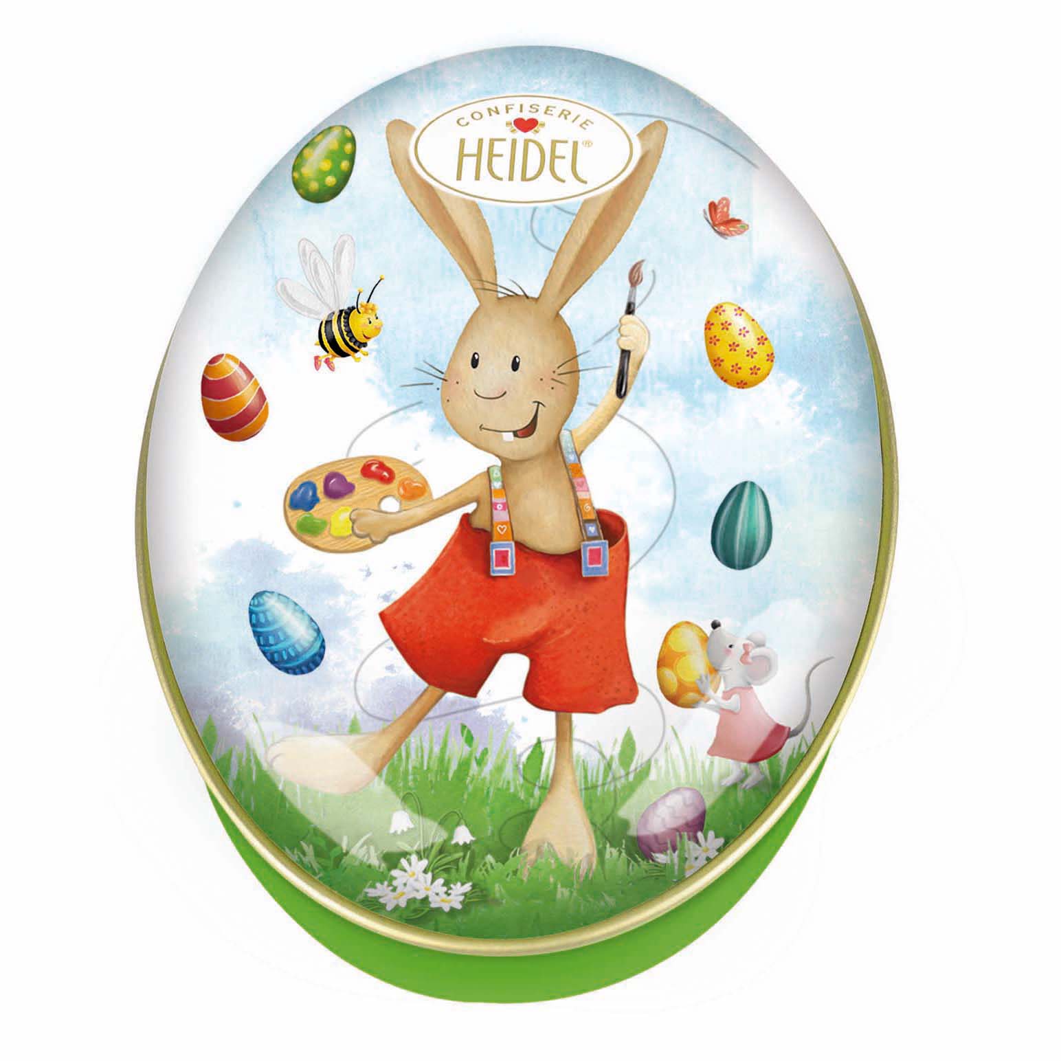 Heidel Easter Greetings Round Tin Box 32g - Assorted