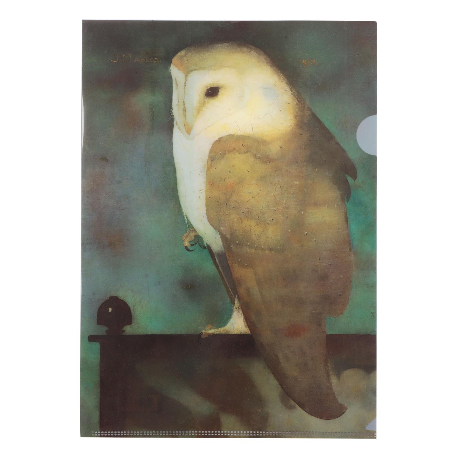 L Folder Big Owl On Screen Jan Mankes Museum More