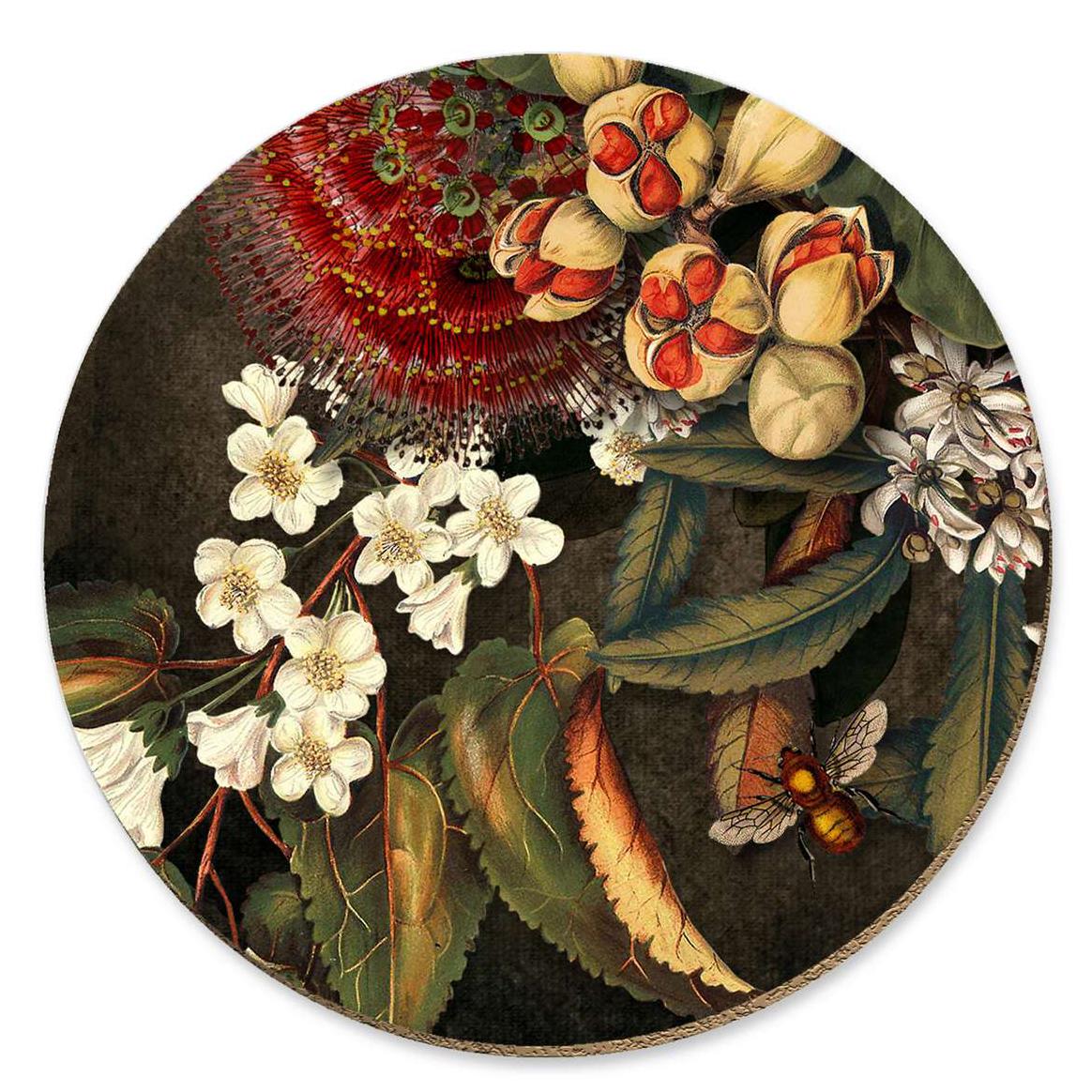 Tanya Wolfkamp Kohekohe Pods & Flowers Coaster