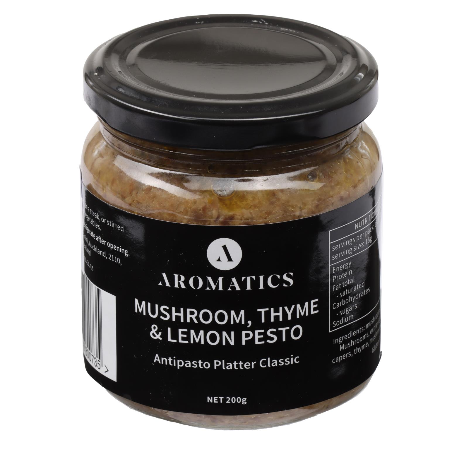 Aromatics Mushroom Thyme & Lemon Pesto 200g