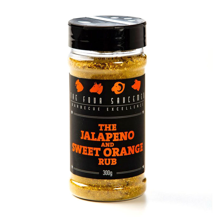 The Four Saucemen The Jalapeno & Sweet Orange Rub 300g