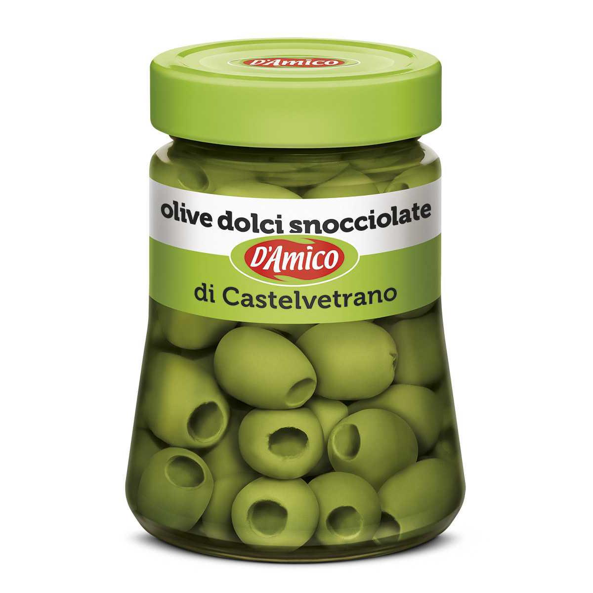 D'Amico Castelvetrano Pitted Green Olives