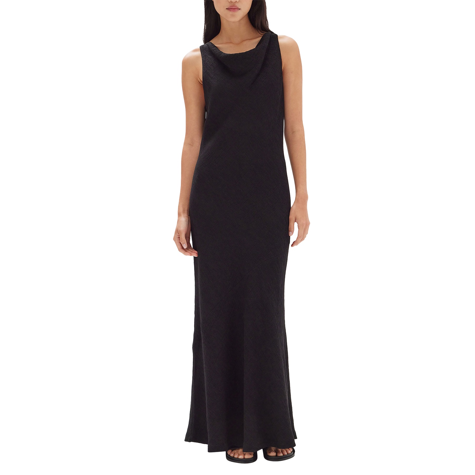 Assembly Label Reign Textured Midi Dress Black